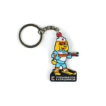 КЛЮЧОДЪРЖАТЕЛ ПВХ КУЧЕ С ОРЪЖИЕ